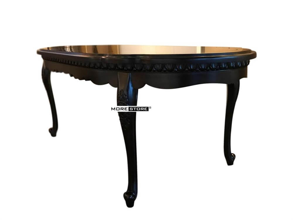 Bàn ăn tân cổ điển gỗ sồi phun sơn Alkana